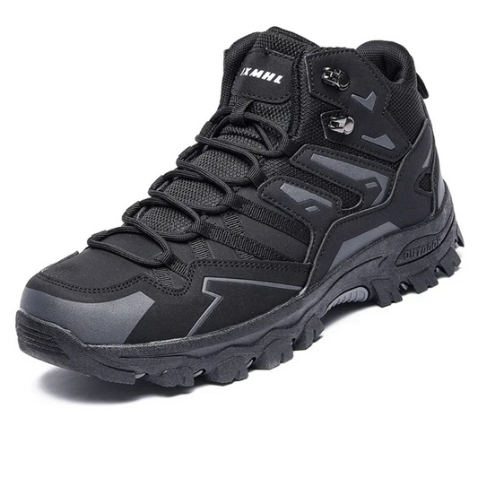 Botas de Trekking Hombre Caña Media Suela Gruesa