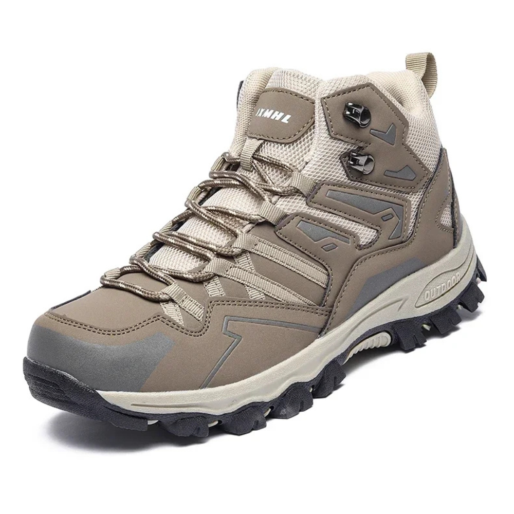 Botas de Trekking Hombre Caña Media Suela Gruesa