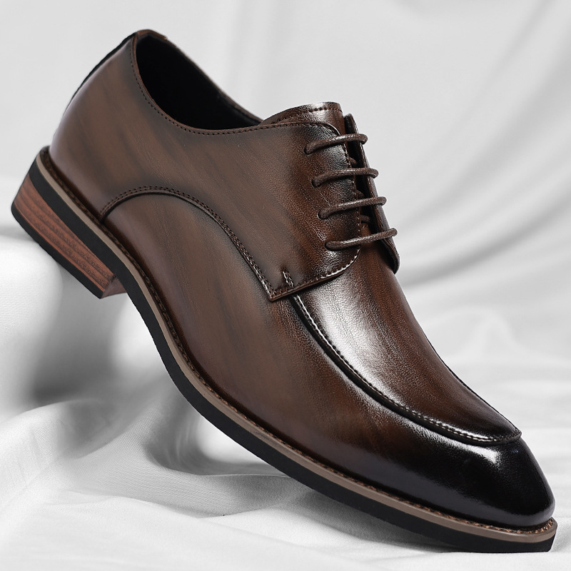 Zapatos Oxford de Piel Hombre Cordones Vestir