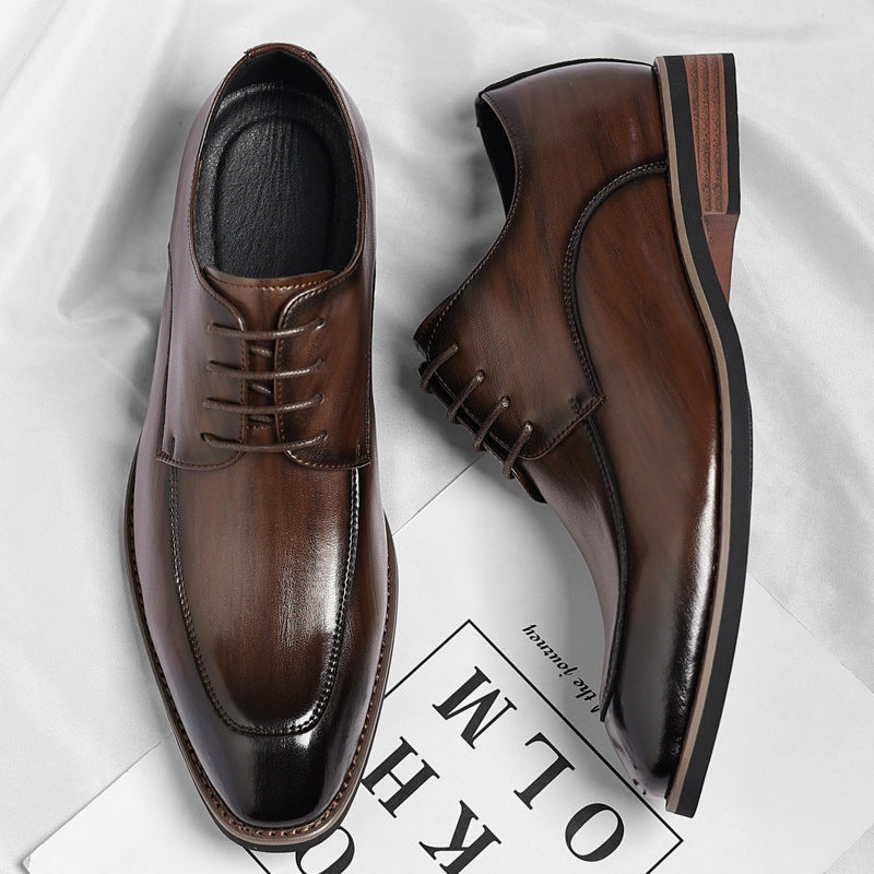 Zapatos Oxford de Piel Hombre Cordones Vestir