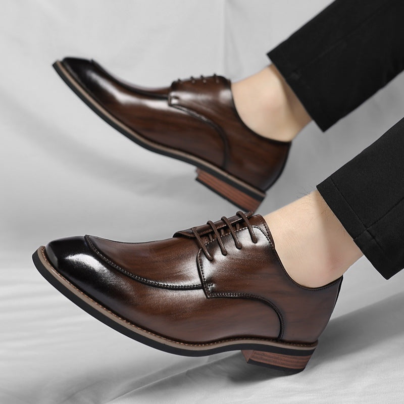Zapatos Oxford de Piel Hombre Cordones Vestir
