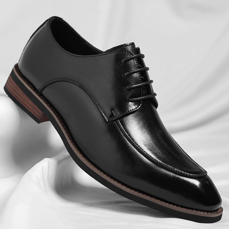 Zapatos Oxford de Piel Hombre Cordones Vestir