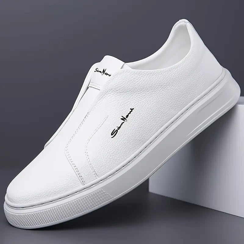 Zapatillas Slip-On de Piel Vegana Hombre Casual