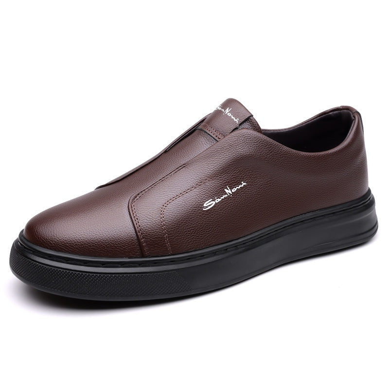 Zapatillas Slip-On de Piel Vegana Hombre Casual