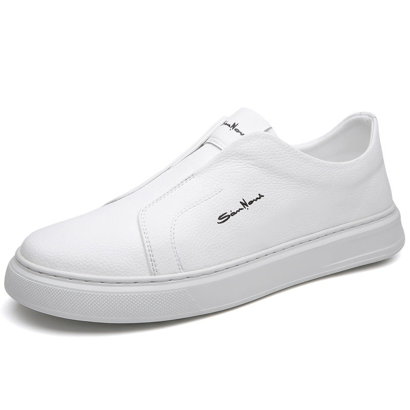 Zapatillas Slip-On de Piel Vegana Hombre Casual