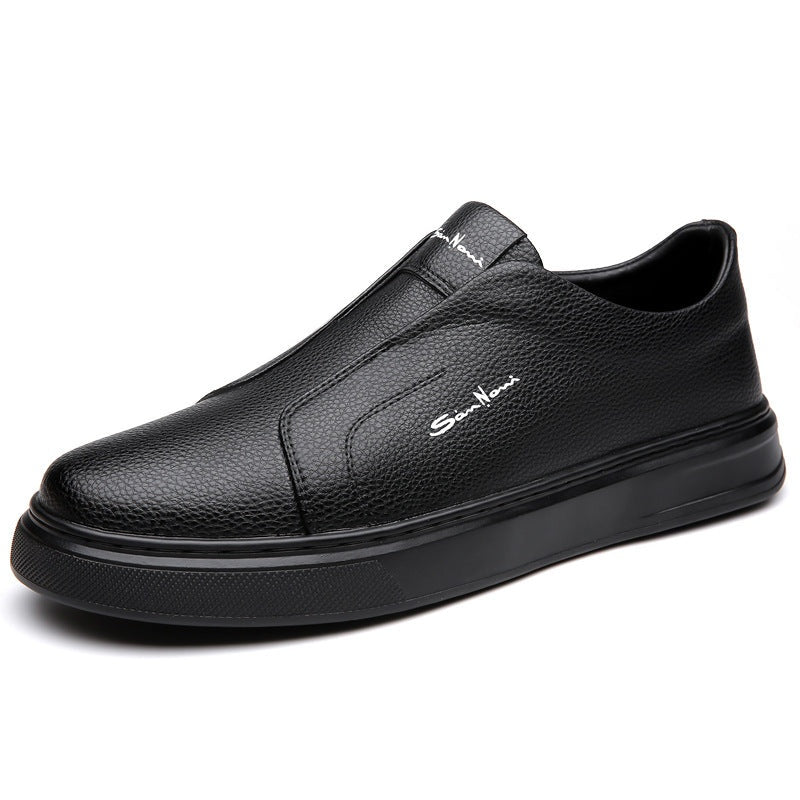 Zapatillas Slip-On de Piel Vegana Hombre Casual