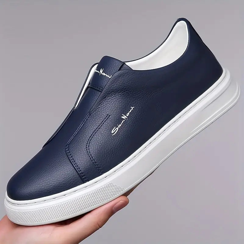 Zapatillas Slip-On de Piel Vegana Hombre Casual