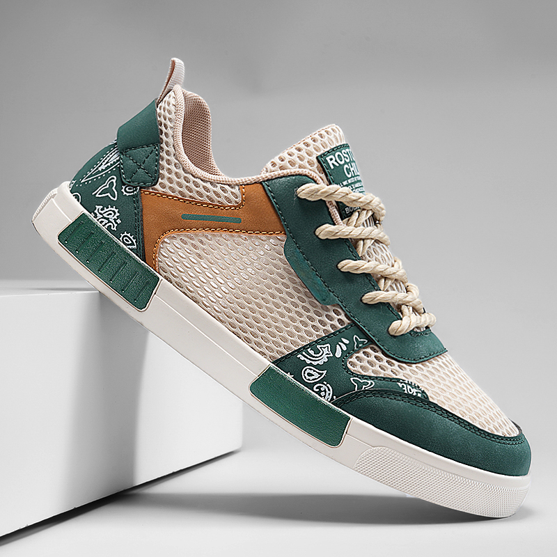 Zapatillas Chunky Hombre Malla Transpirable Streetwear