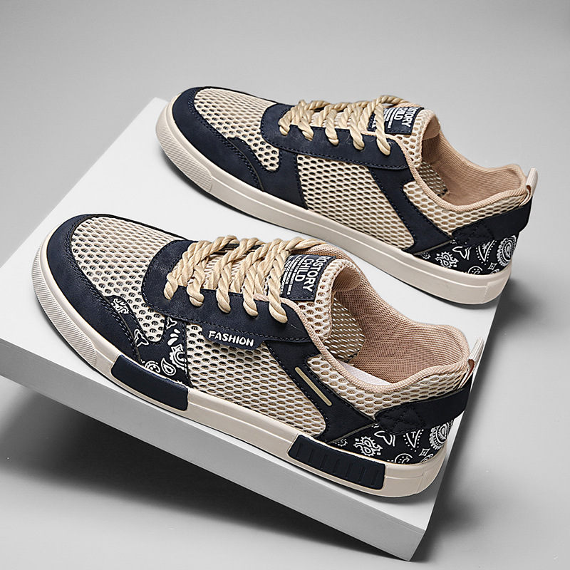 Zapatillas Chunky Hombre Malla Transpirable Streetwear