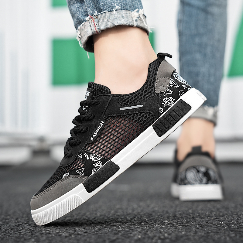 Zapatillas Chunky Hombre Malla Transpirable Streetwear