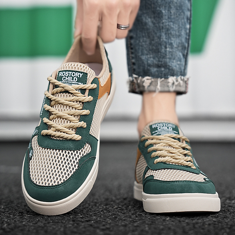 Zapatillas Chunky Hombre Malla Transpirable Streetwear