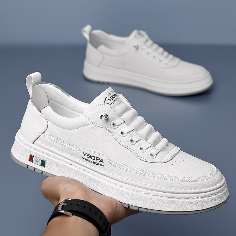 Zapatillas Casual de Piel Hombre Suela Acolchada