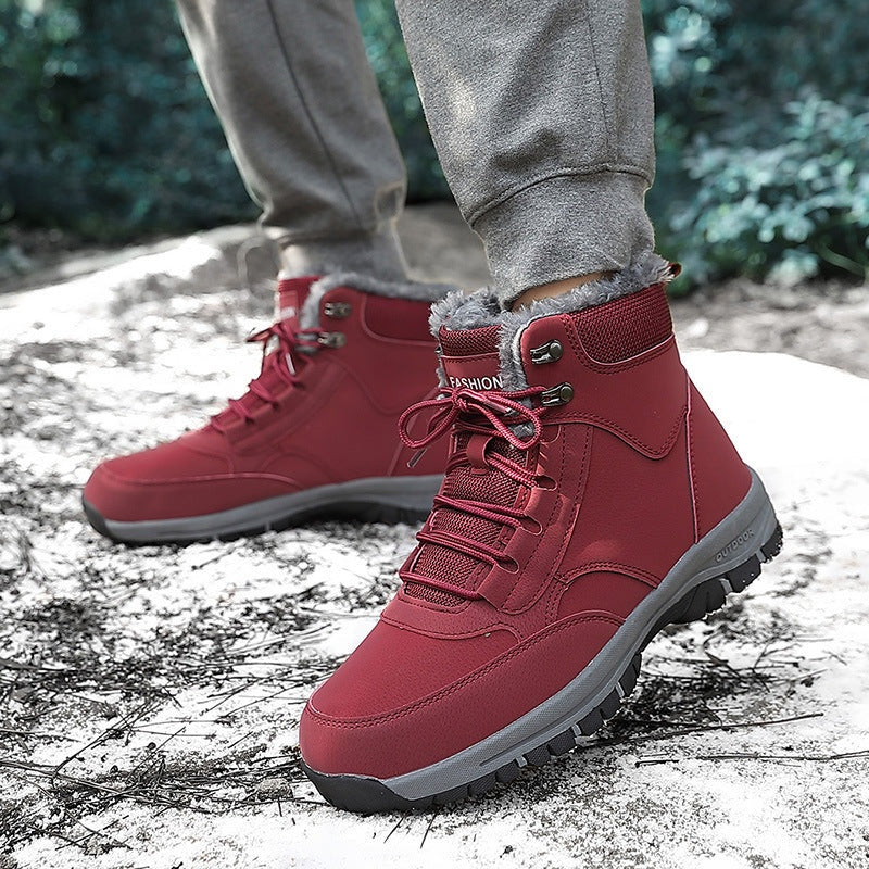 Botas de Nieve Hombre Forro Sherpa Suela Outdoor